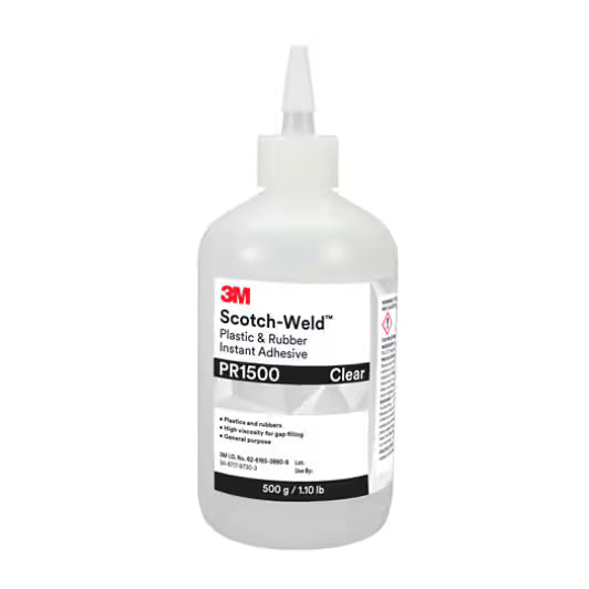 3M™ Scotch-Weld™ Snellijm Kunststof en Rubber PR1500, Transparant, 50 g