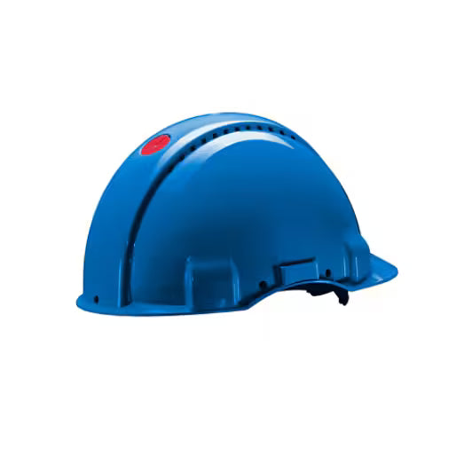 3M™ Safety Helmet, Uvicator, Pinlock, Ventilation, Leather Sweatband, Blue, G3000DUV-BB