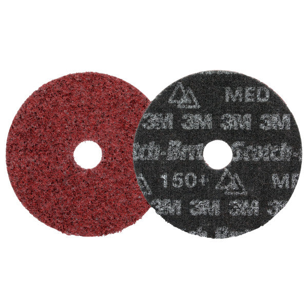 Scotch-Brite™ Precision Heavy Duty Surface Conditioning Disc, HD-DH, Medium 150+, 127 mm x 22.23 mm, 50 pcs/Case