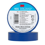3M ™ TEMFLEX ™ Vinyl -Insolation Band 165 - Blau - 19 mm x 25 m | 1 Exagus von 100 Rollen