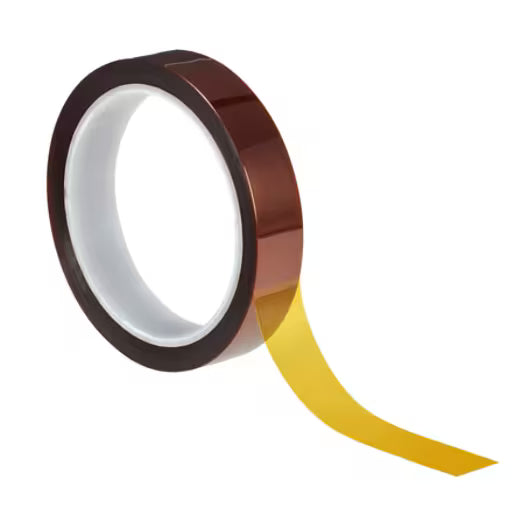 3M™ Polyimide Film Tape 5413, Gold, 50.8 mm x 33 m x 0.07 mm, 6 Rolls/Case