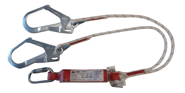 3M™ Protecta® Sanchoc™ Schokdempende vallijn, kernmanteltouw, dubbele lijn, 1,80 m, AE532/1