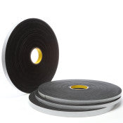 3M ™ Vinyl -Schaumband 4508 - Schwarz - 9 mm x 33 m | 1 Übertreibung von 24 Rollen