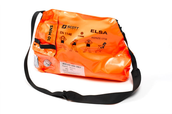 3M™ Scott™ ELSA Emergency Life Support Apparatus, 15 min., standaardtas, vol, 1047372