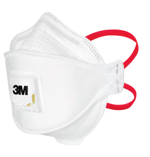 3M™ Aura™ Healthcare Mask, FFP3, with valve, 1873V+