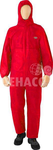 Fibre Guard wegwerpoverall categorie III type 5/6 rood maat XXXL