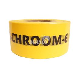 Barrier tape Chrome-6 no entry per 500mtr