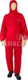Fibre Guard disposable coverall category III type 5/6 red XL