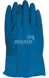 Household gloves latex blue category I Size L per pair