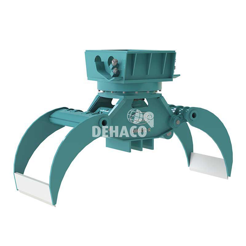 dhg452r hydraulische holzgreifer mit rotation 6 11 ton