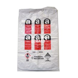 Reversed mini asbestos bag 70x110cm with A-logo + 1x liner